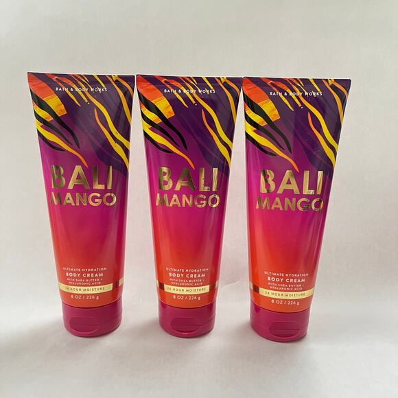 Bath & Body Works Other - Bath & Body Works Bali Mango Body Cream 8 fl oz x 3